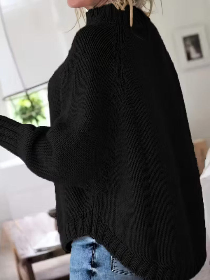 Pamella – Übergröße Pullover Mit Zopfmuster