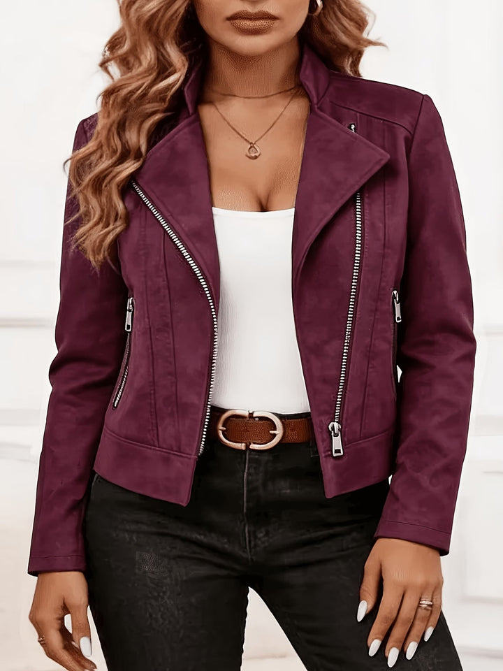 Amina – Langarmjacke mit Reißverschluss