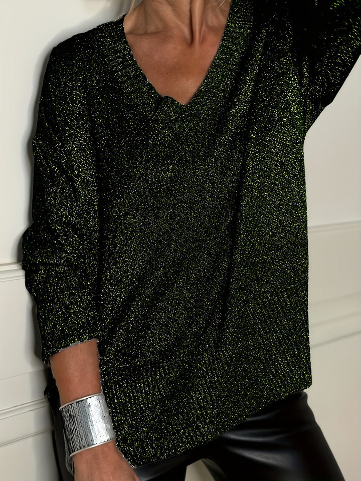 Healy – Strickpullover Mit V-Ausschnitt