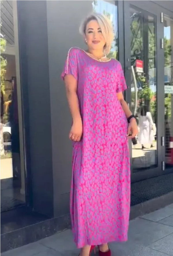 Aspasia – Mutiges Und Luftiges Kleid Mit Drucken