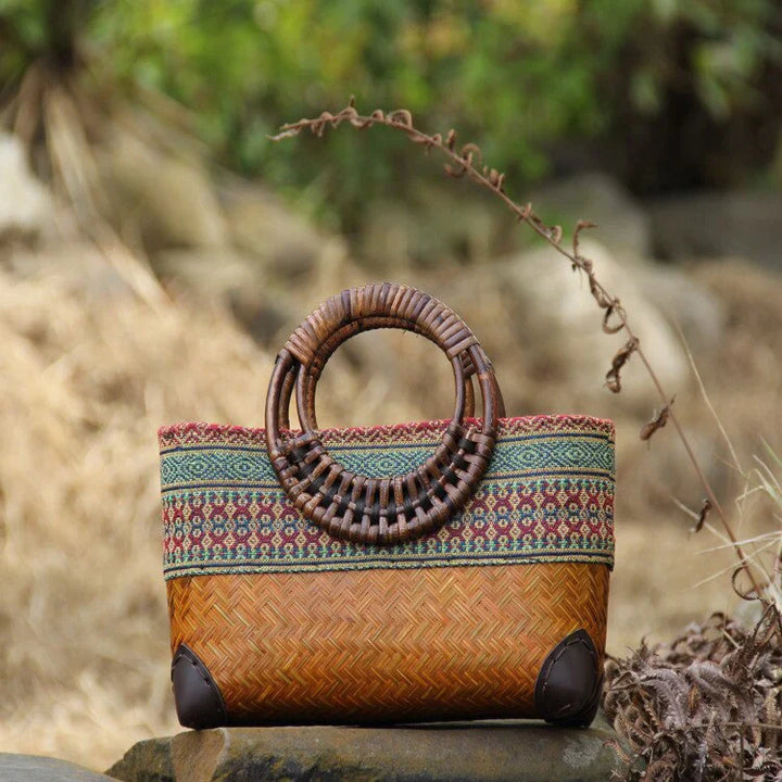 BohoBlend™ -  Handgewebte Bohemian Couture-Tasche