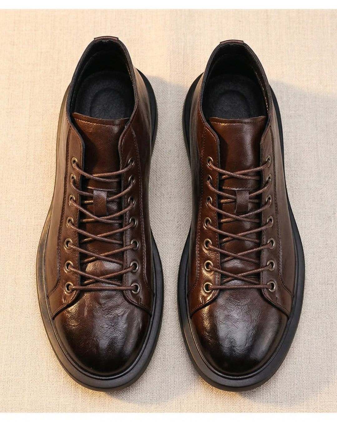 Kervens – Schnürstiefel Aus Leder