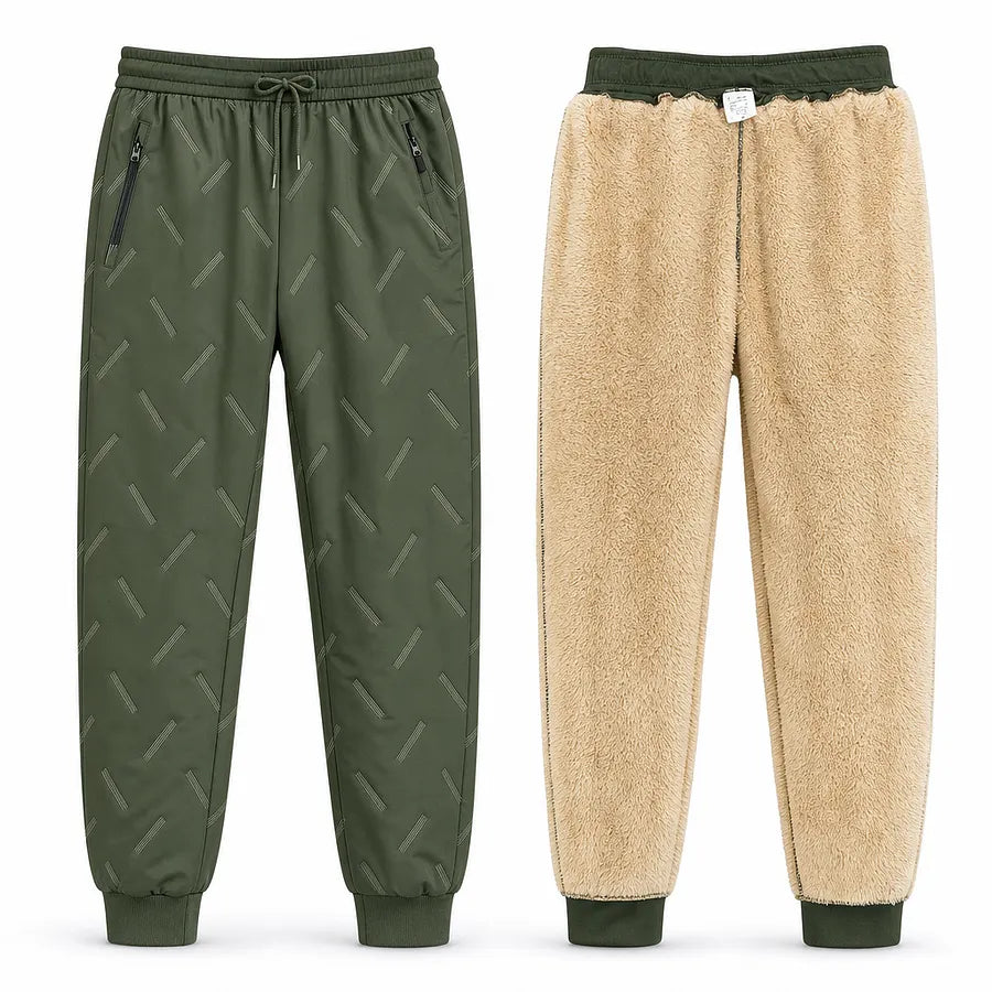 Kervina – Sportliche Hose in Lockerer Passform Mit Sherpa-Futter
