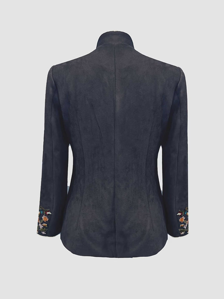 Anisaa – Elegante Jacke Mit Stehkragen