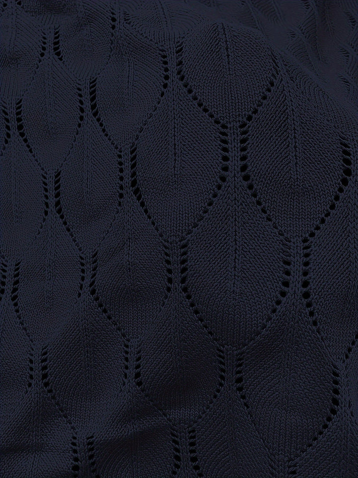 Luciana - Ärmelloses Langes Strickkleid Im Mantelstil