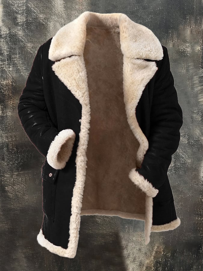 Wojciech – Warme, Dick Gefütterte Plüschjacke