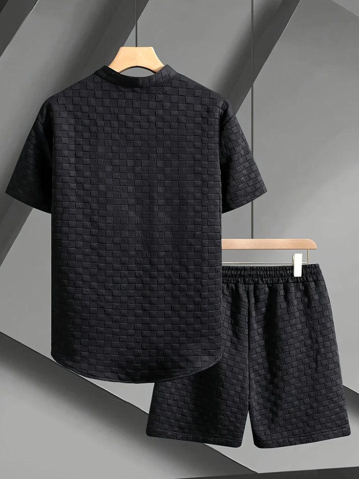 Zane – Lässiges Sommer Set Aus Kurzarm Hemd Und Short