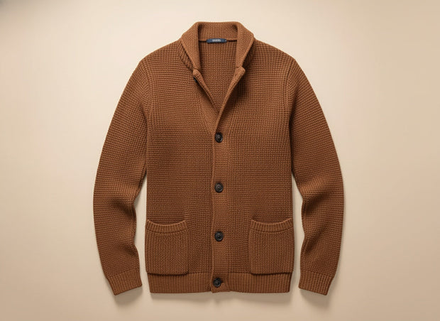 Eskel – Eleganter Langarm Strickcardigan Aus Wolle