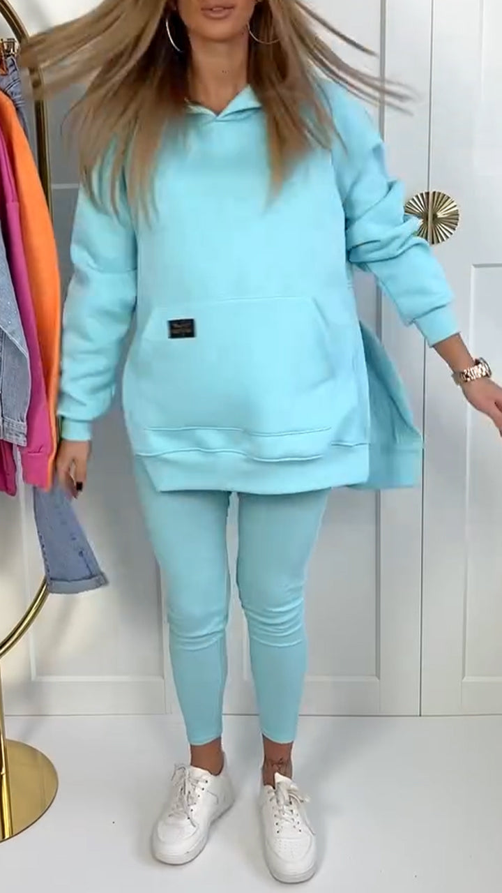Neija – Leggings und Kapuzenpullover Setz