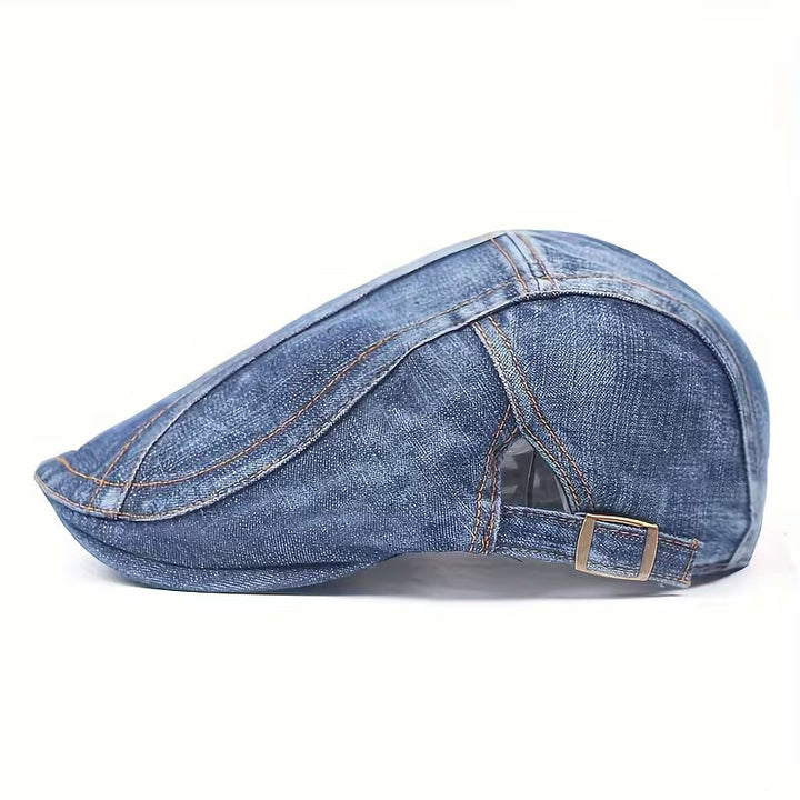 DenimCrown – Lässige Unisex Jeans-Baskenmütze