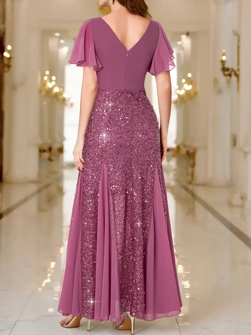 Hinrikka – Elegantes  Stilvolles Satinkleid