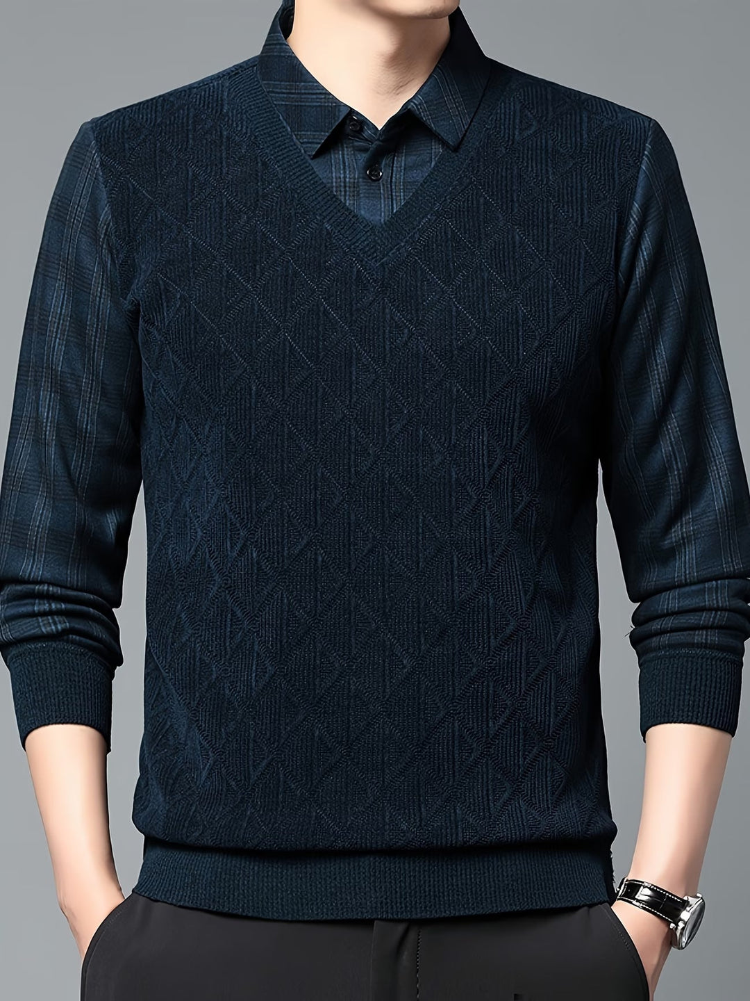 Alan – Langärmeliger Strickpullover