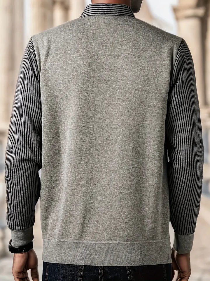Leroy – Lässiger Langarm Strickpullover
