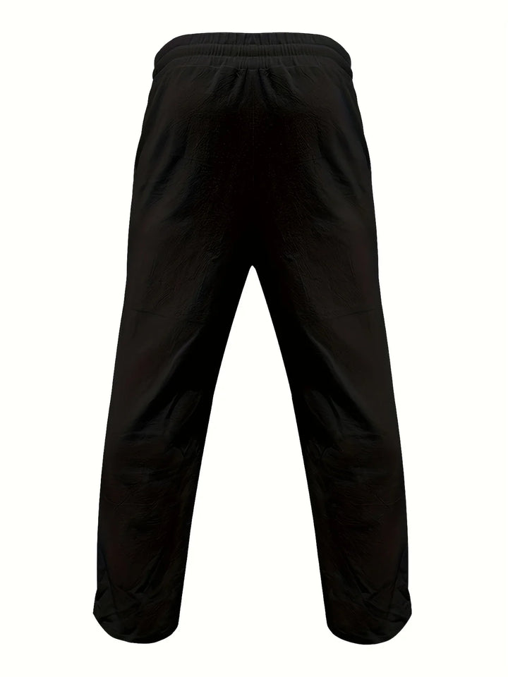 Beslan – Elegante Hose Mit Geradem Bein Und Goldenen Knöpfen