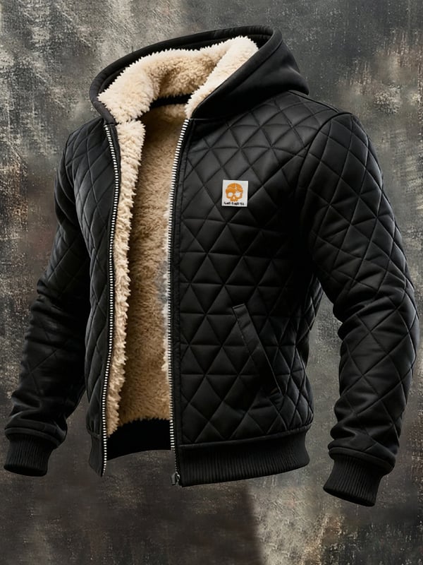 Jorginho – Im Freien Jacke Mit Gestricktem Rautenmuster