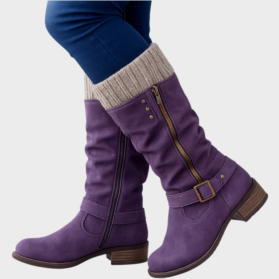 Melisandre - Eleganter Winterstiefel Mit Halber Wadenlänge