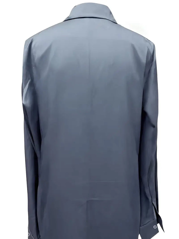 Nadene - Prämie Bluse Mit V-Ausschnitt