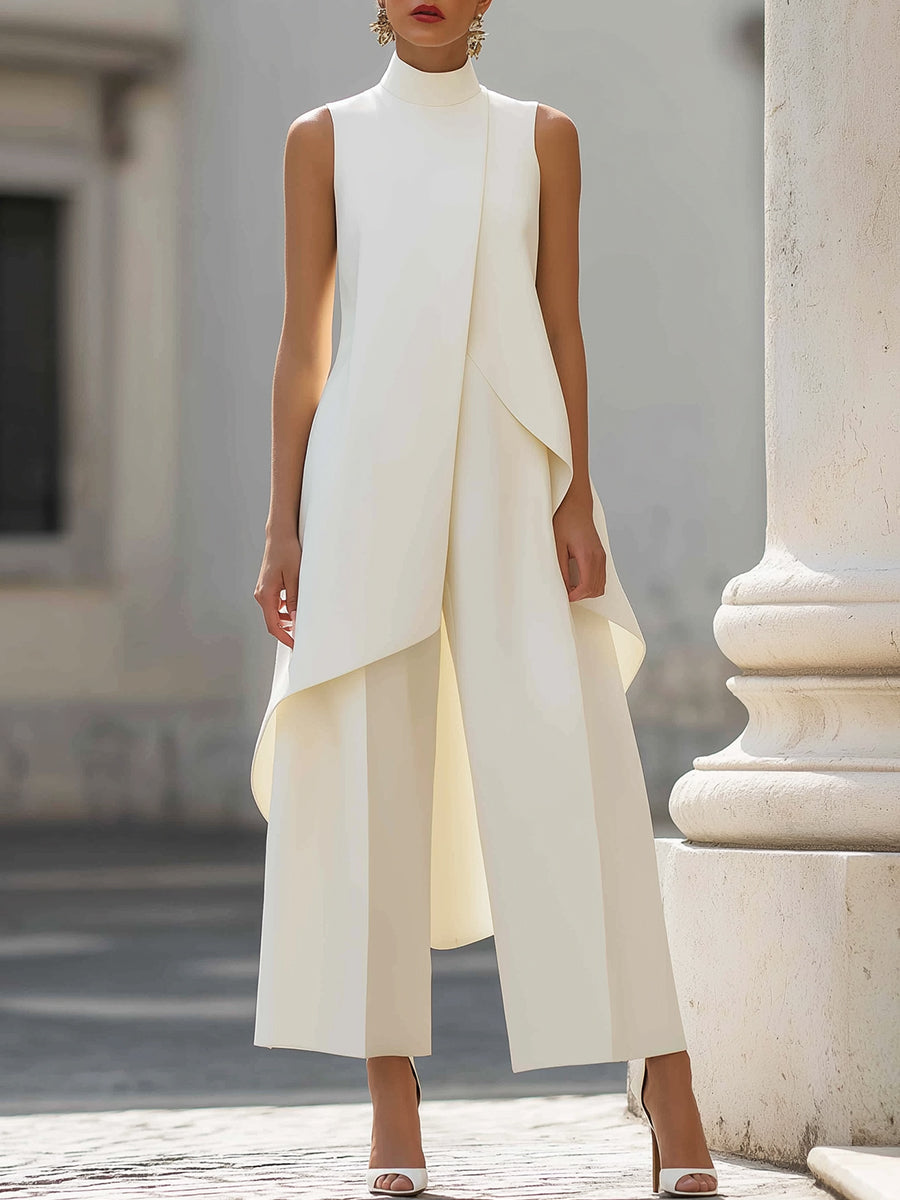 Germine - Elegant Drapierter Overall