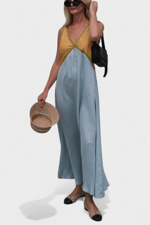 Vida – Elegantes ärmelloses Langes Kleid