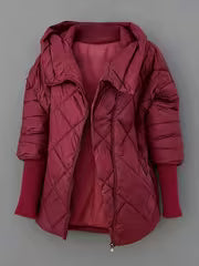 Stephenson – Jacke mit Kapuze Und Rauten Steppmuster