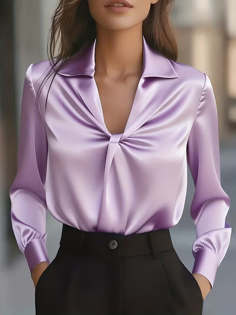 Leylah – Elegante Langarmbluse