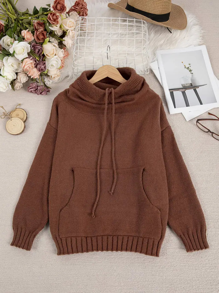 Natala - Strickpullover Mit Kängurutasche
