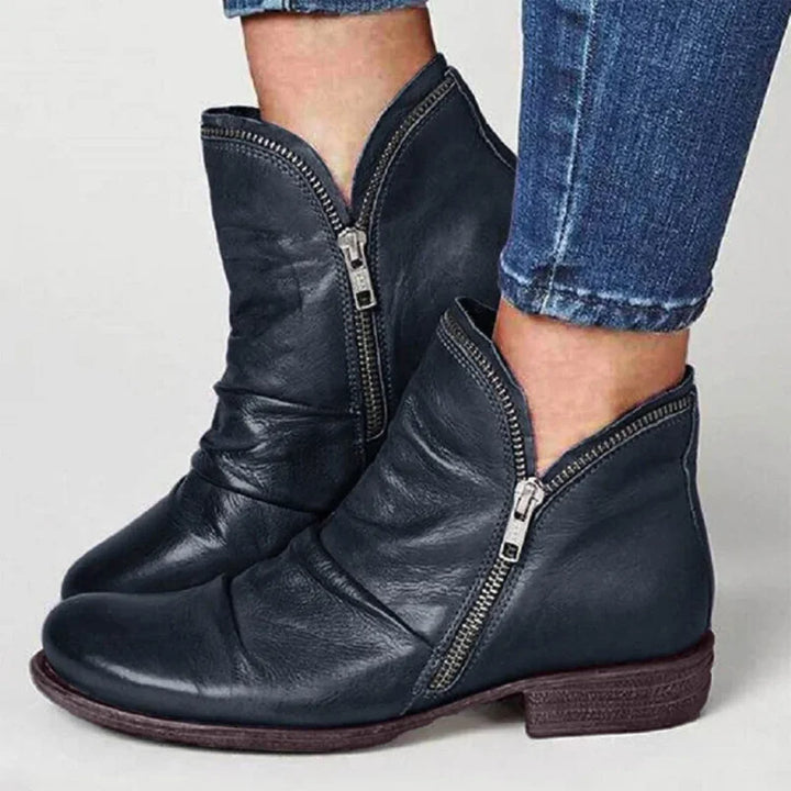 Lianella – Orthopädische Stiefeletten Mit Reißverschluss
