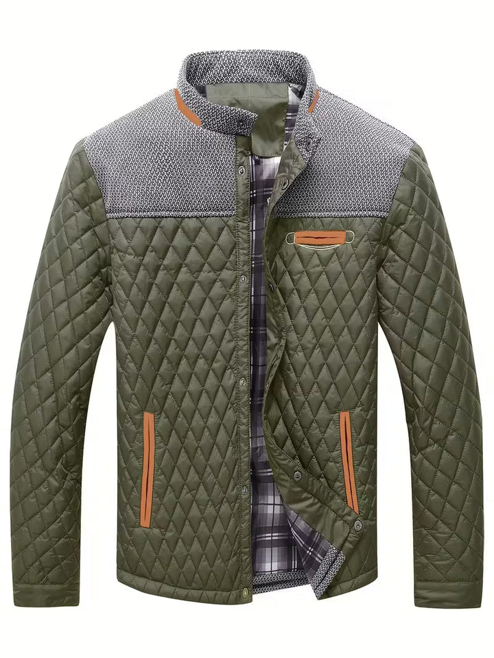 Stetson – Pufferjacke Mit Rauten-Patchwork