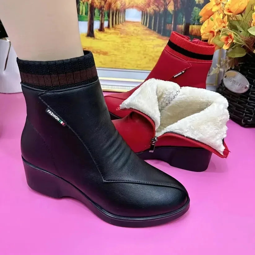 Nuraini – Winterstiefelette Mit Weicher Sohle