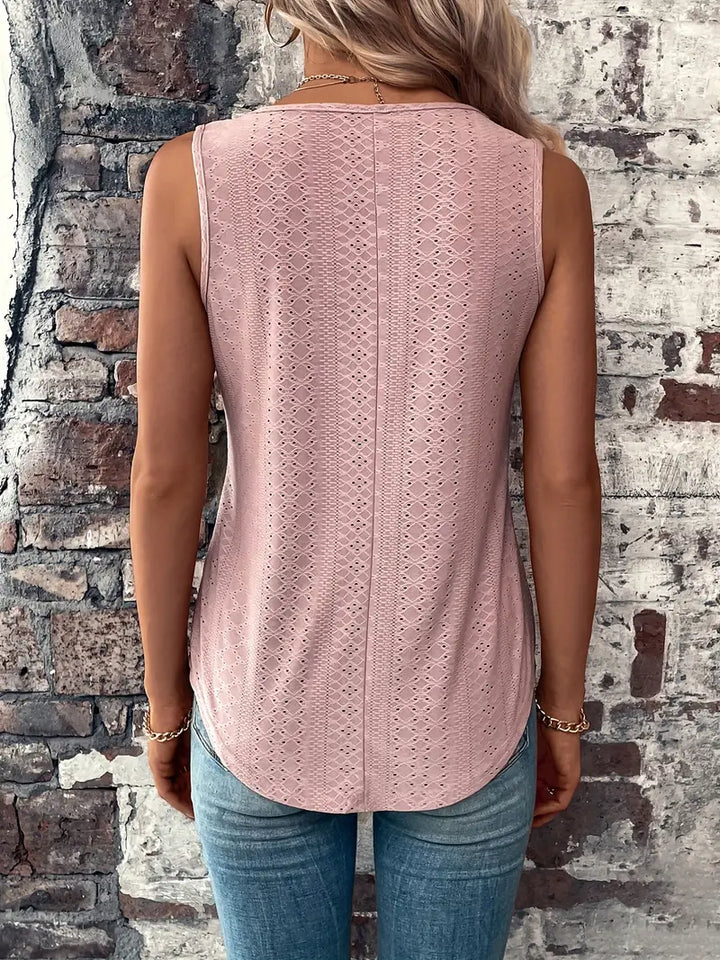 Boudicca™ - Geöstes solides Tank-Top