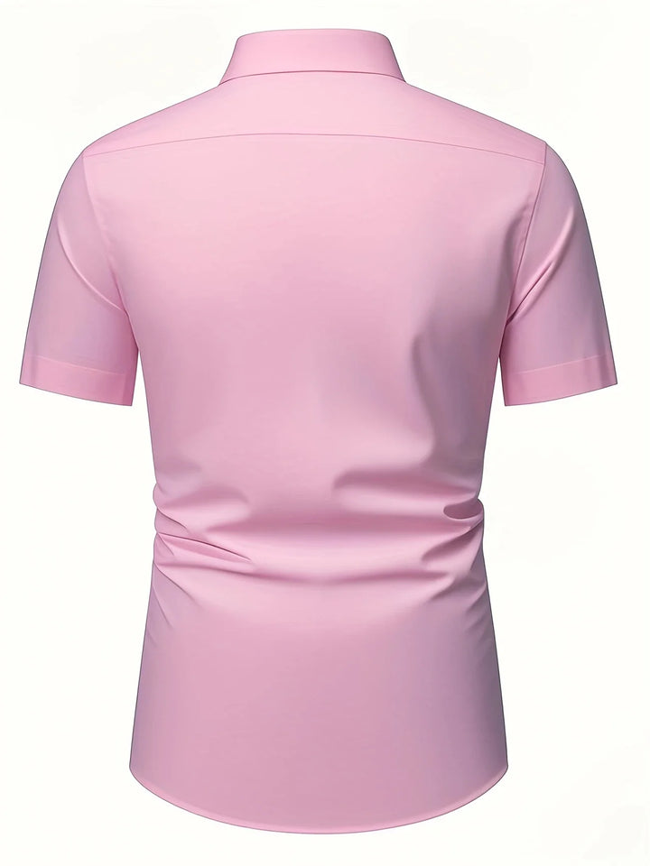 Ezra – Elegantes Schmal Geschnittenes Hemd Mit Knöpfen