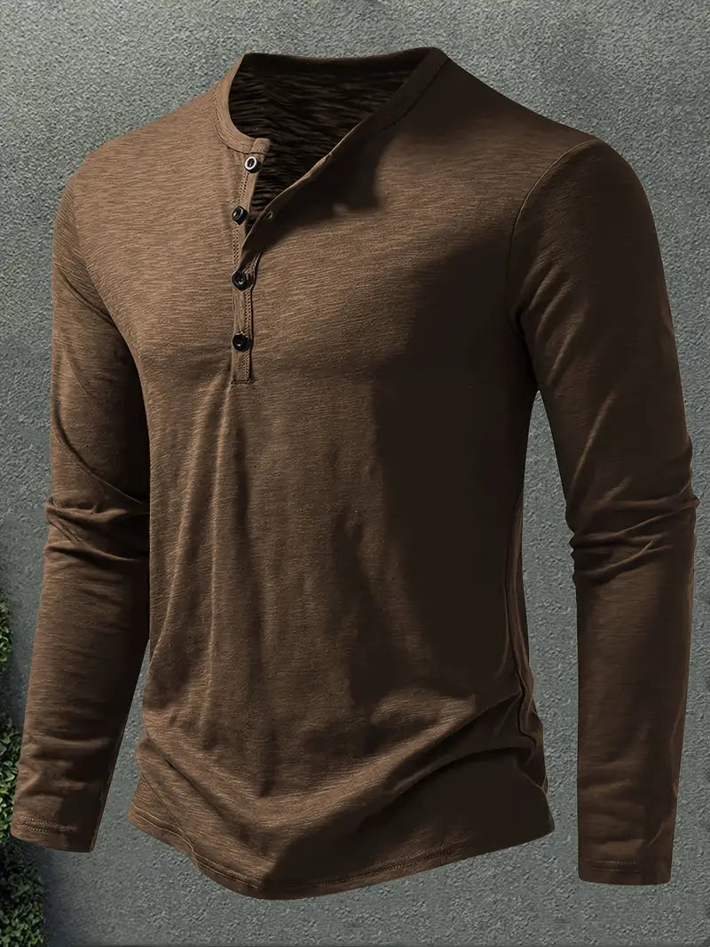 Zekeriya – Langarmhemd mit Knöpfen