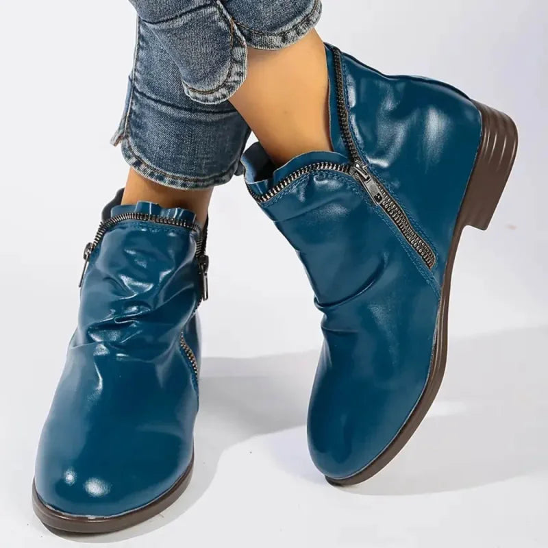 Lianella – Orthopädische Stiefeletten Mit Reißverschluss