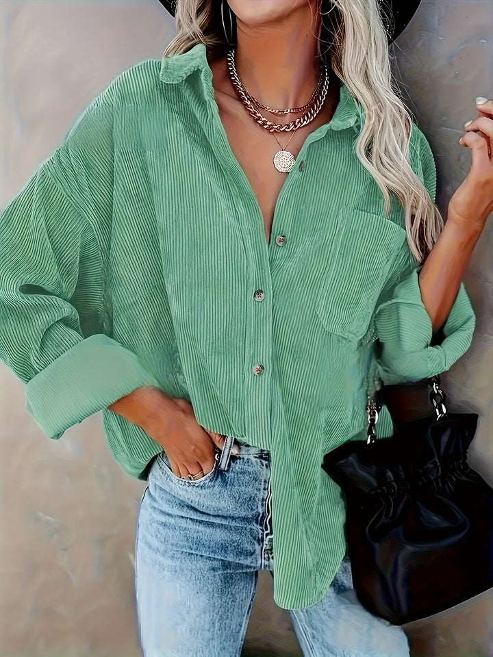 Gliosmar - Spring Long Sleeve Shirt With Pocket