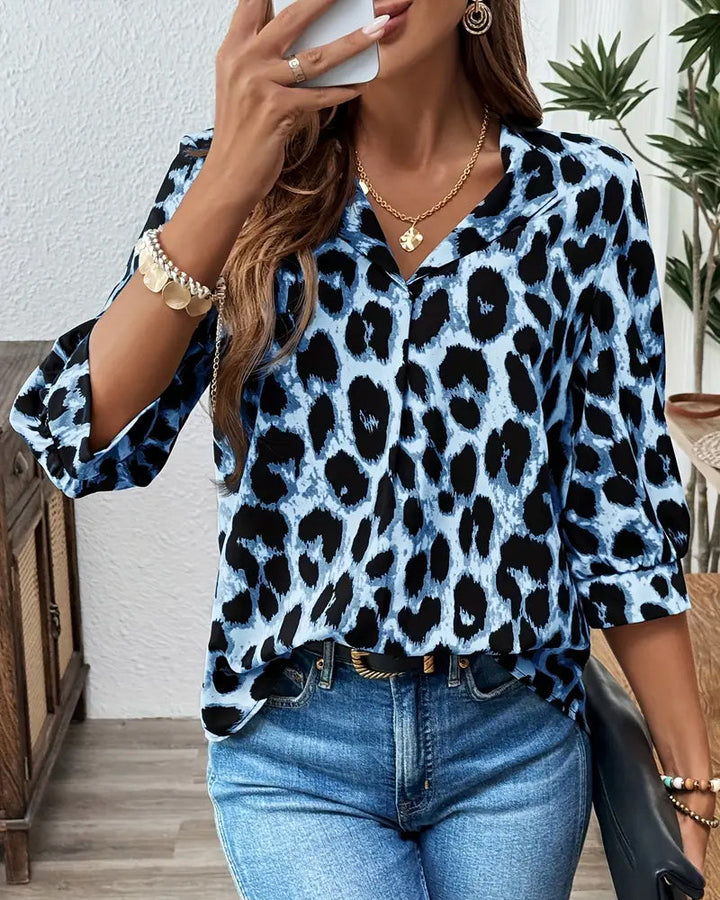 Ianira - Bequeme Bluse Mit V-Ausschnitt