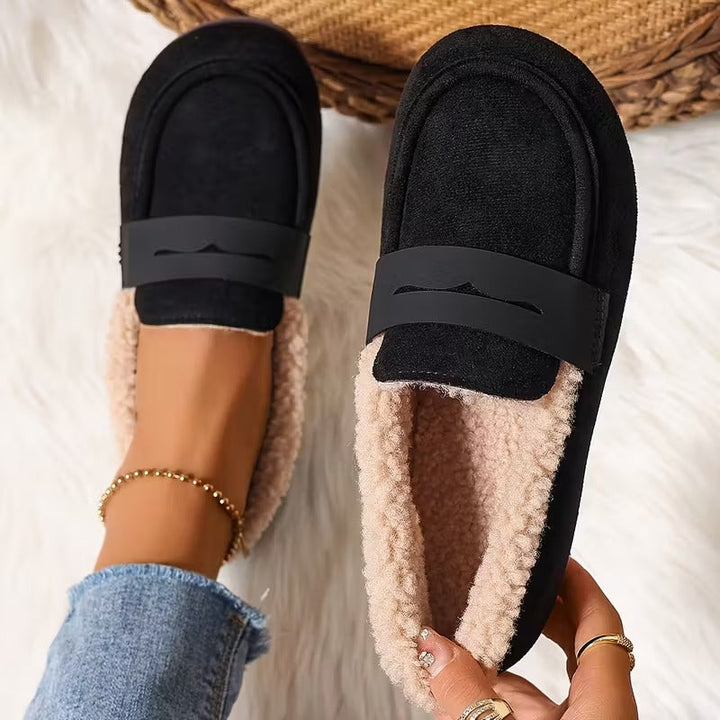 Deren – Rutschfeste Loafer Mit Fleecefutter