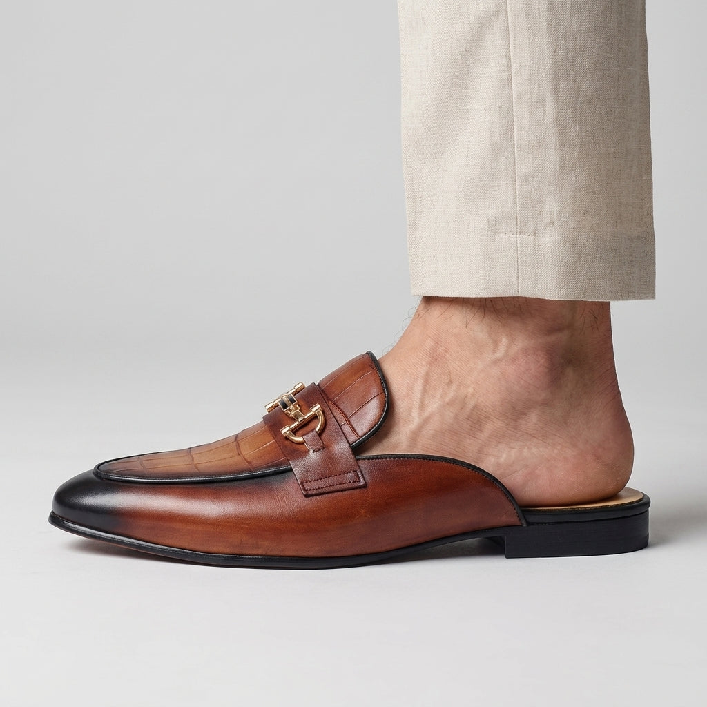 Idris - Rückenfrei Lederschuhe