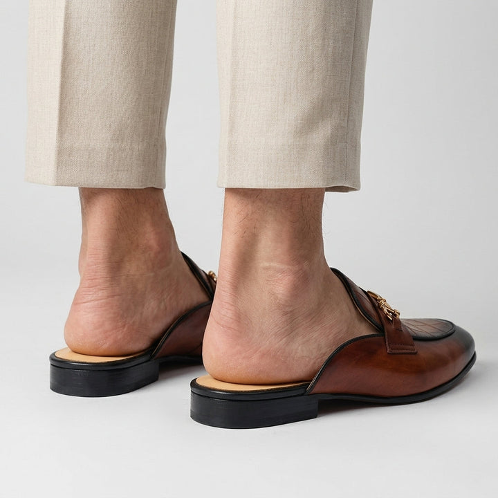 Idris - Rückenfrei Lederschuhe