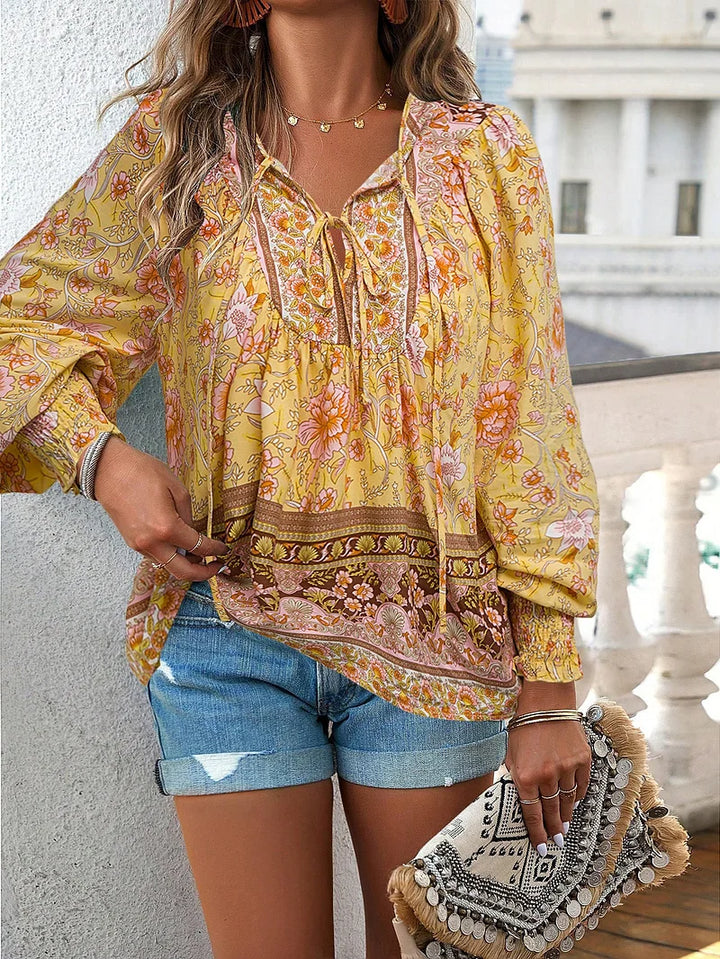Sallie - Bedrucktes Party Top