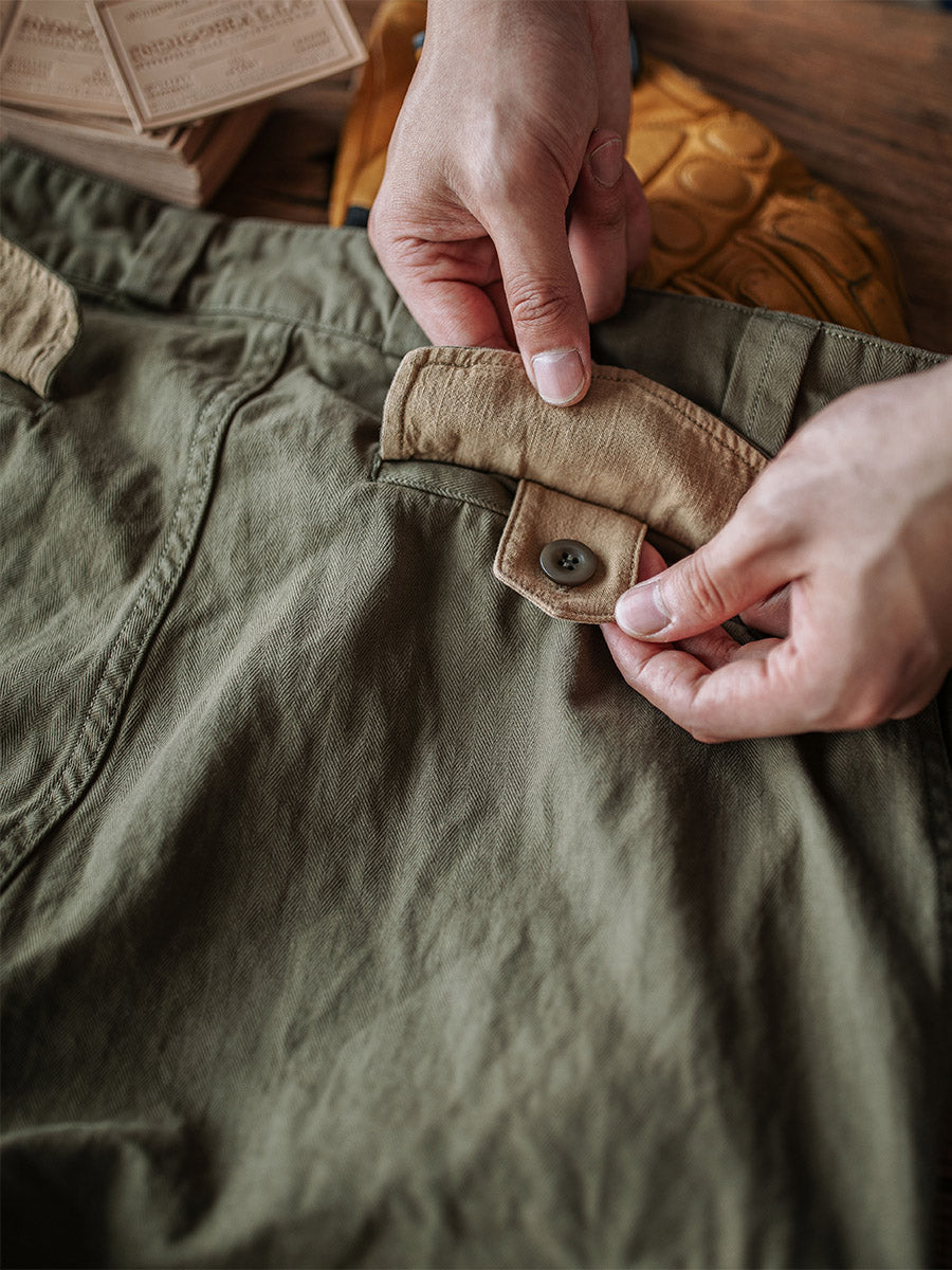 Ibrahim – Armee Hose M-47 Aus Fischgräten Twill