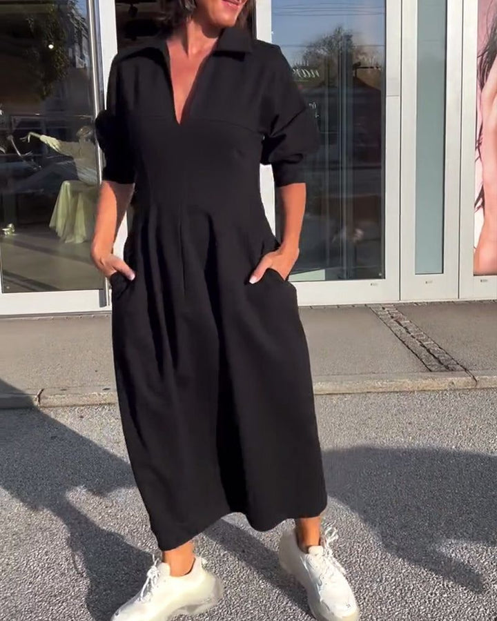 Lunya – Elegantes Lockeres Kleid