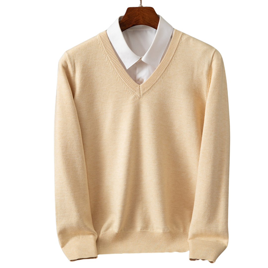 Stokes – Kaschmirpullover Mit V-Ausschnitt