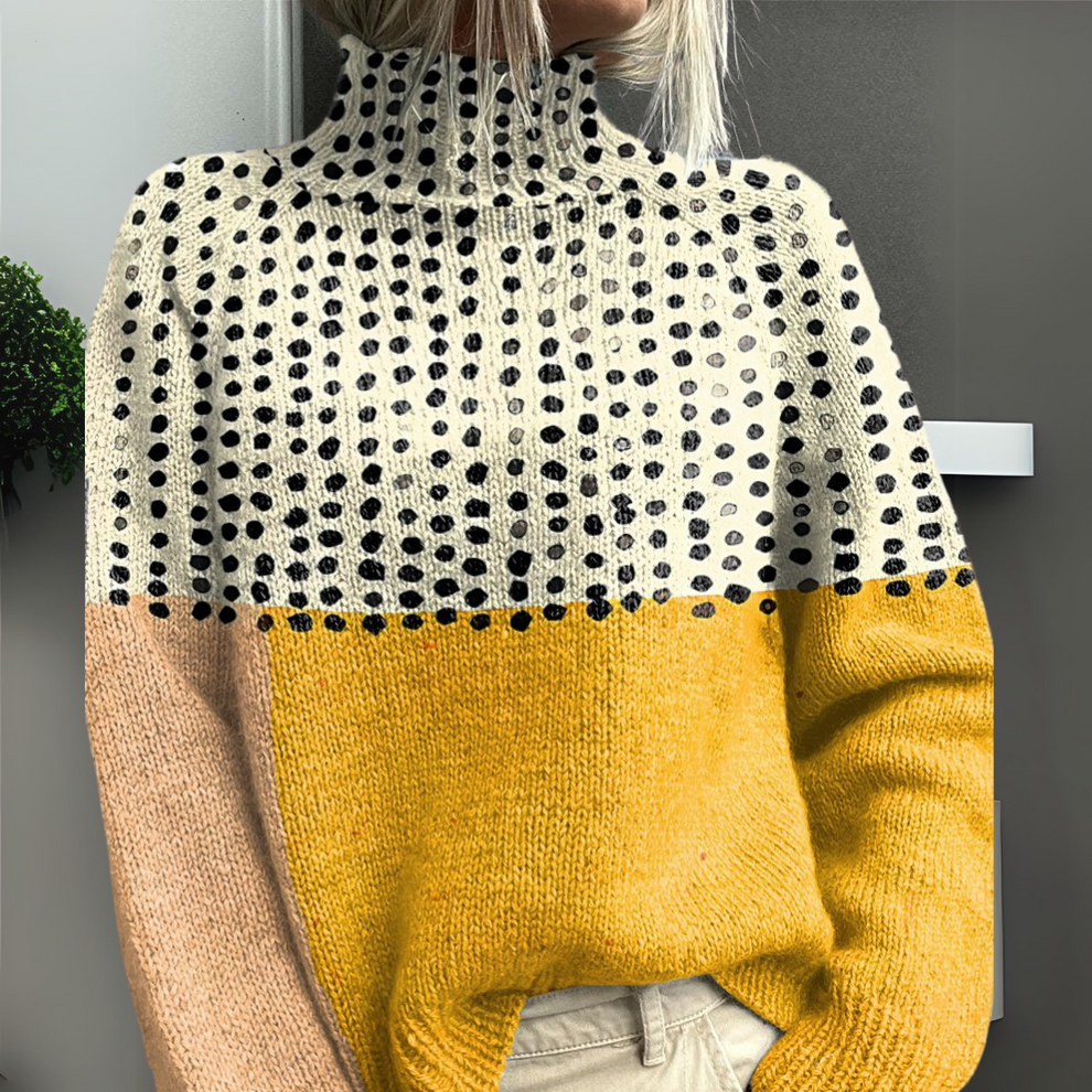 Rasha - Bunt Bedruckter Pullover