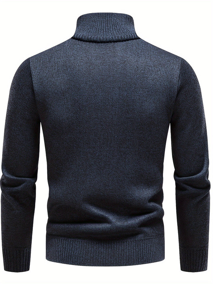 Gerdt – Lässiger Langarm Strickpullover