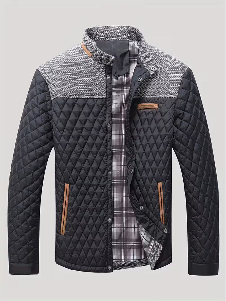 Stetson – Pufferjacke Mit Rauten-Patchwork