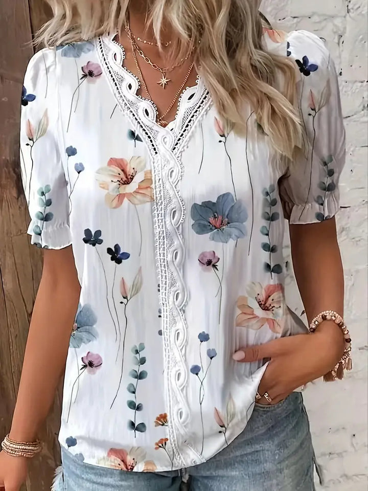 Sakine™ - Bluse mit Blumenmuster