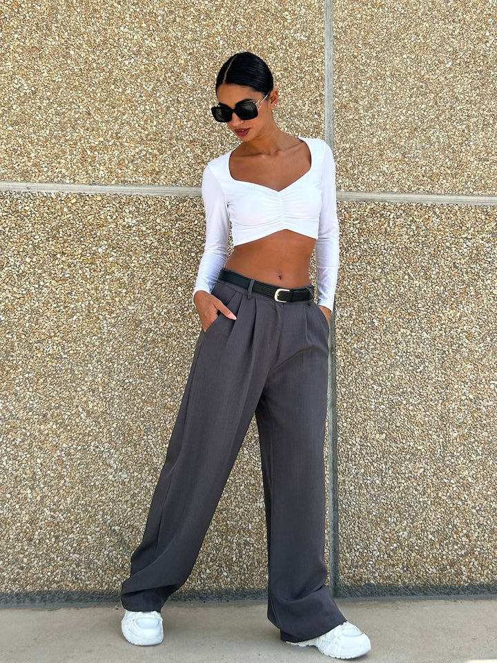 Veenadi - Hose Mit Hoher Taille Und Weitem Bein