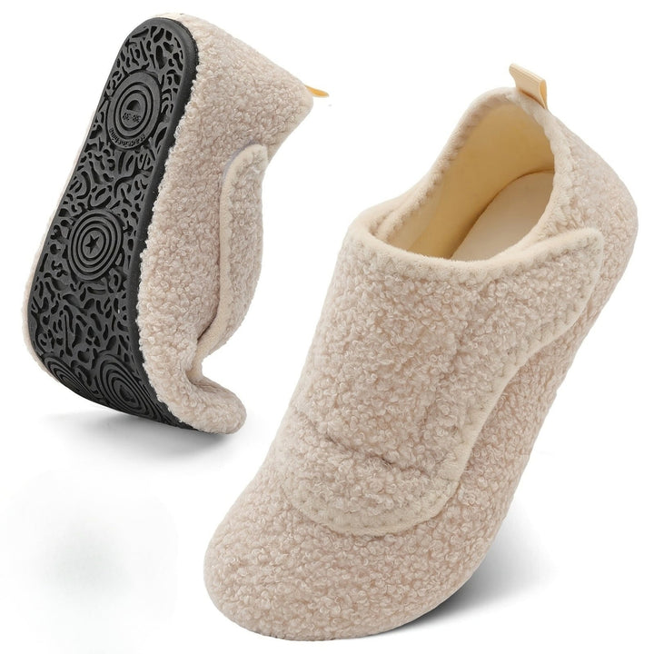 Shehara - Leichter Breiter Slipper Mit Gummisohle