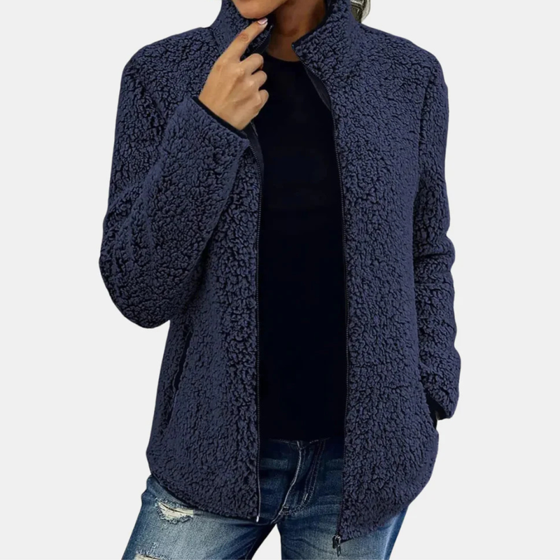 Sureena – Lässige Vlies Jacke