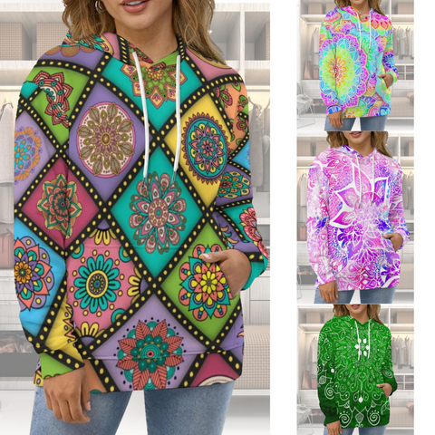 Josje - Langärmelige Kapuzen Pullover